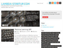 Tablet Screenshot of lambda-startup.com